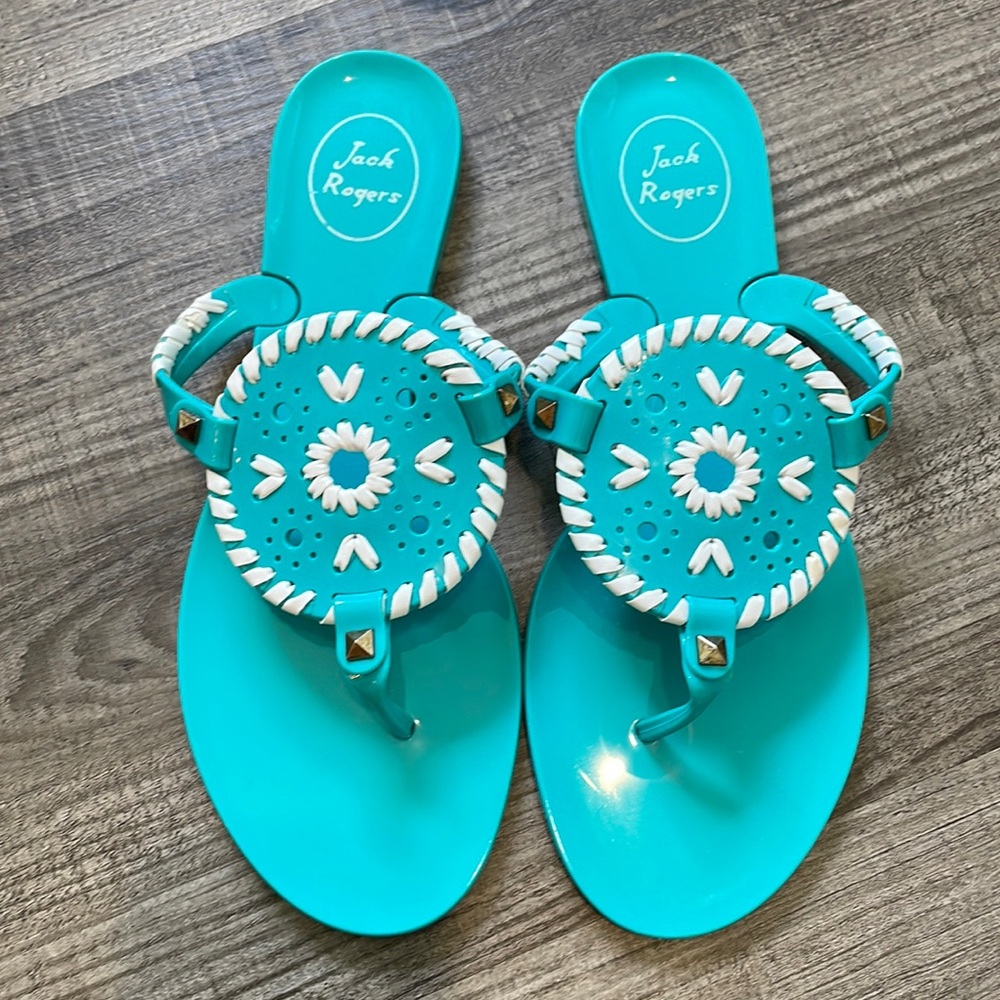 Jack Rogers Georgica Jellies - Turquoise